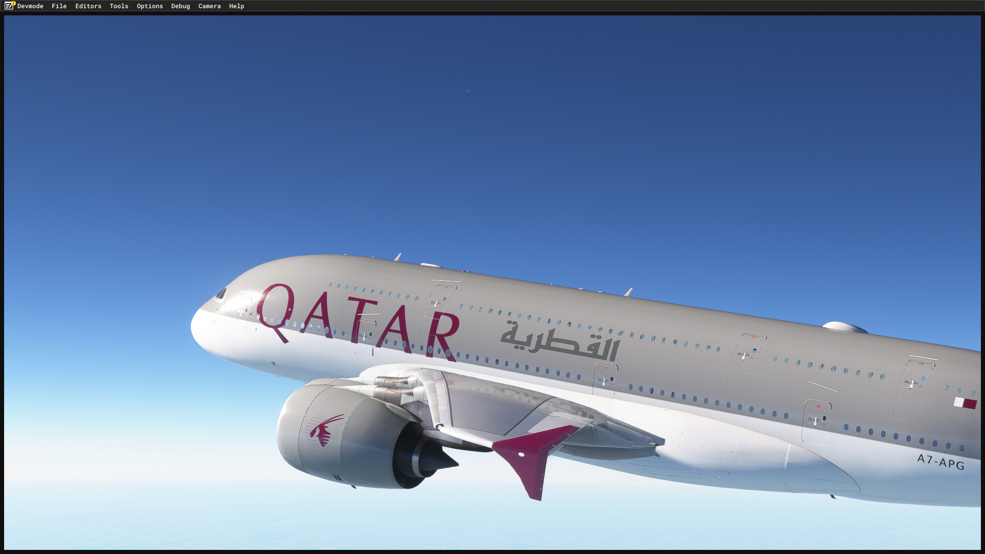 Qatar Airways A7-APG FlyByWire A380 [raimbotrax][8K] for Microsoft