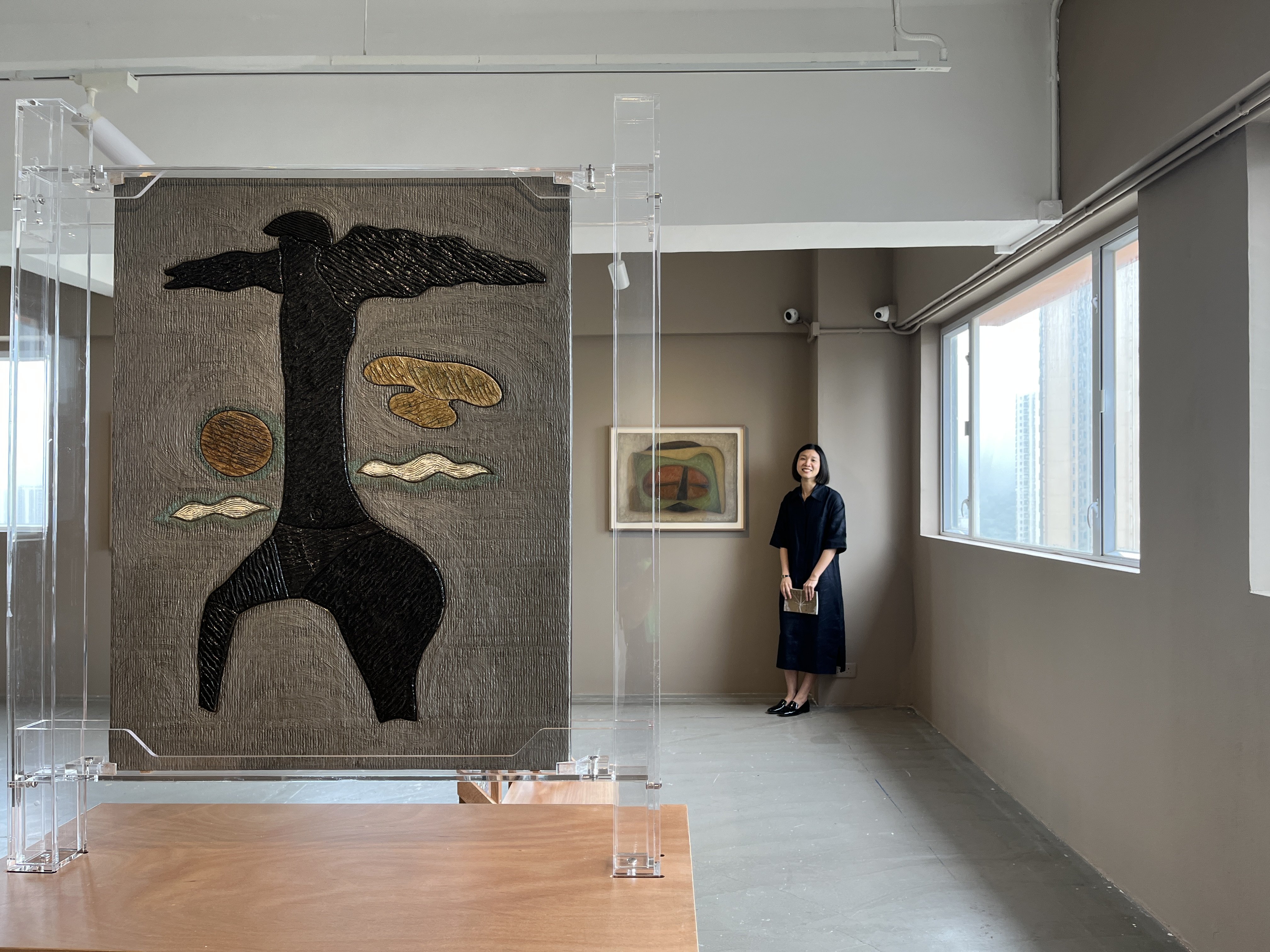 He called them motherboards. Artist Ha Bik-chuen's printing plates