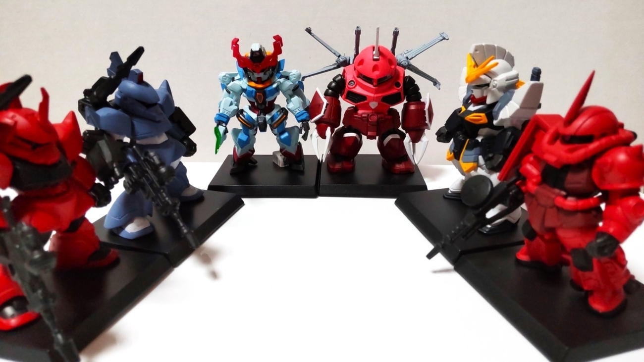 ガンダムコンバージ＃27 レビュー SEEDズゴック ジークアクス ゲルググ