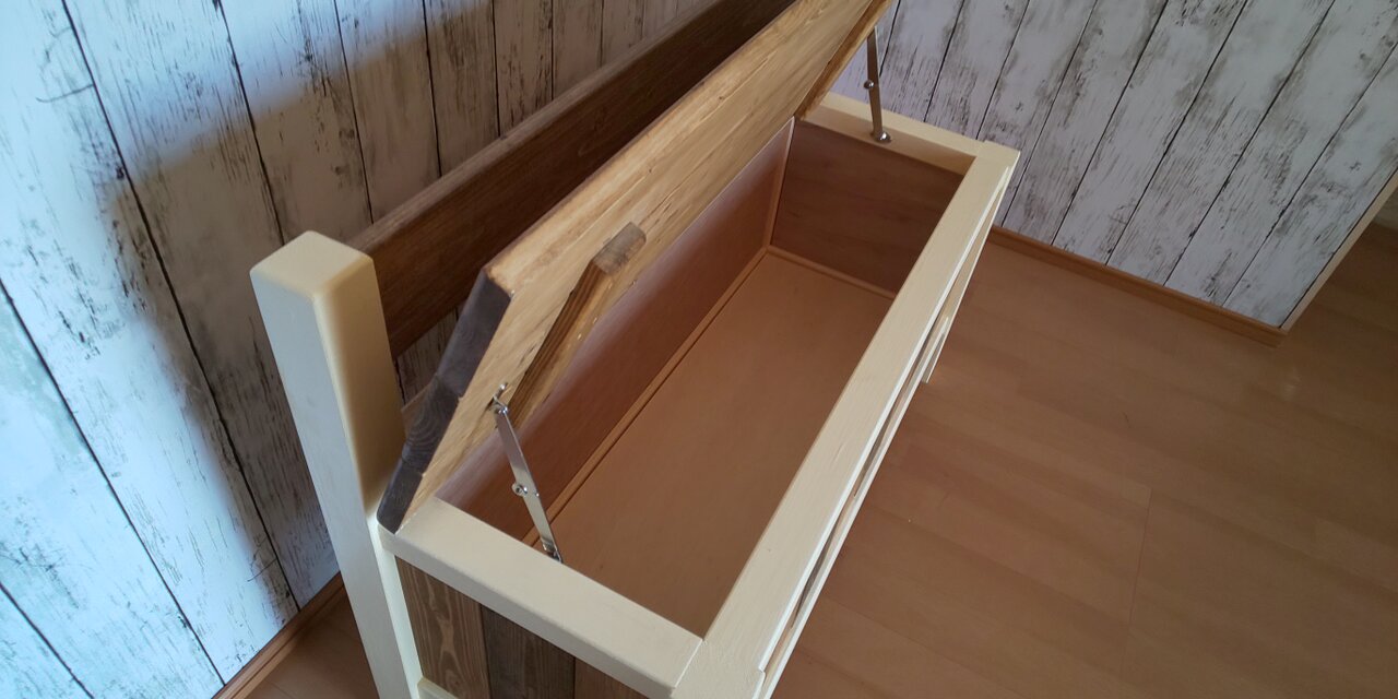 カントリーベンチ・キッズベンチ・収納付きカントリーベンチ・収納