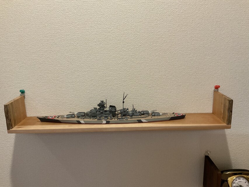 1/700 軍艦模型用壁掛けラック | iichi 日々の暮らしを心地よくする
