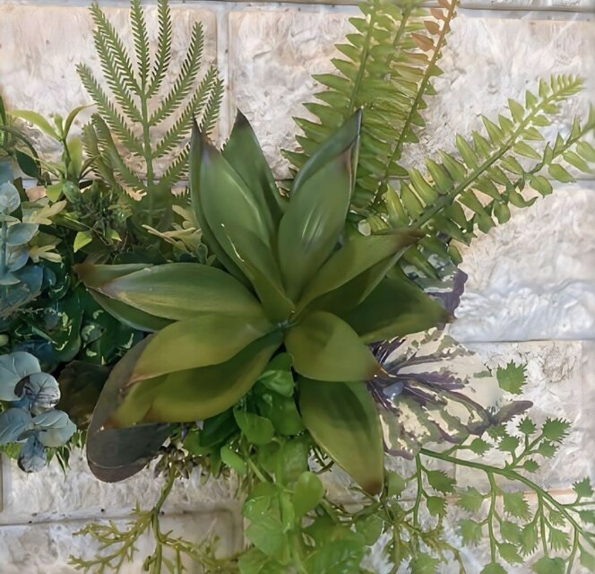 光触媒 人工観葉植物 ウォールグリーン フェイクグリーン 壁掛け596540