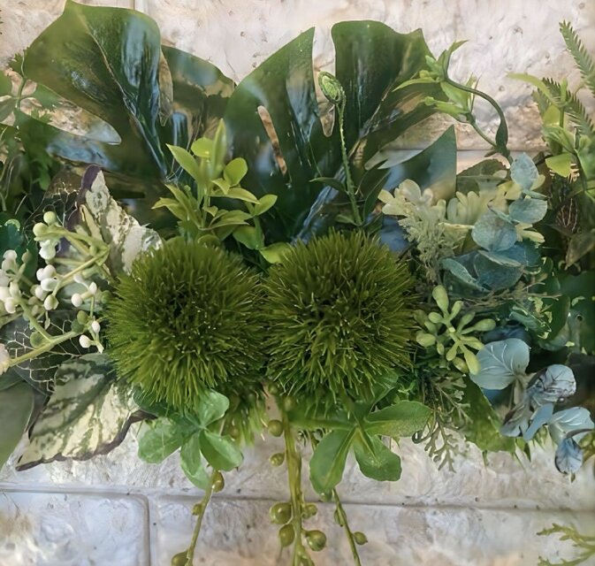 光触媒 人工観葉植物 ウォールグリーン フェイクグリーン 壁掛け596540
