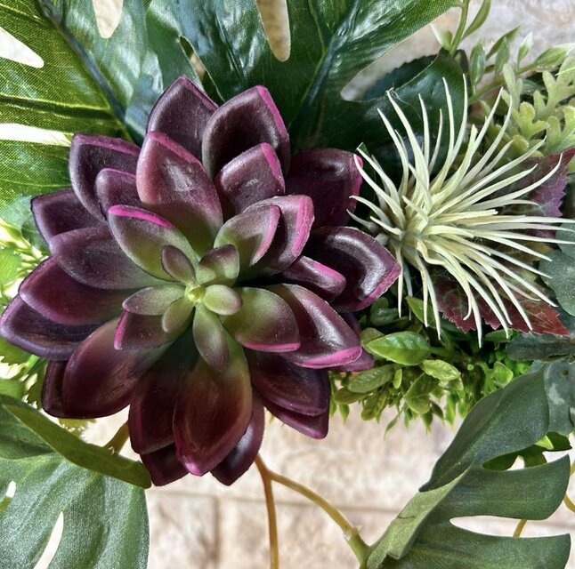 光触媒 人工観葉植物 ウォールグリーン フェイクグリーン 壁掛け304058