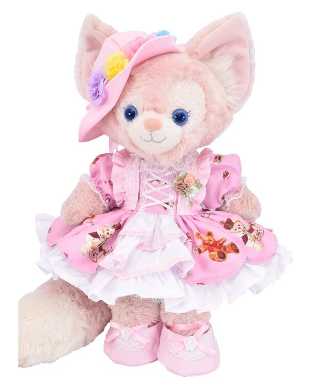 リーナベル 服 着せ替え コスチューム くまちゃんドレス ピンク 改良版