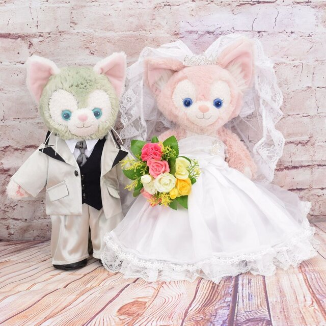 ジェラトーニ＆リーナベル 着せ替え コスチューム ウエディングドレス