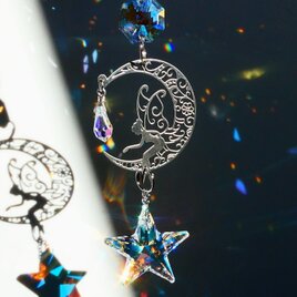 オーロラの花*水晶も組み合わせたミニサンキャッチャー | iichi 日々の