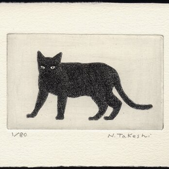 猫の銅版画の通販 | iichi 日々の暮らしを心地よくするハンドメイドや