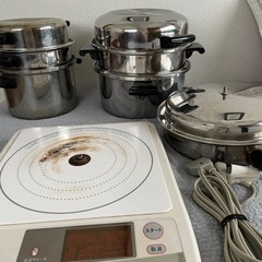 アムウェイ インダクション レンジ 鍋の中古が安い！激安で譲ります