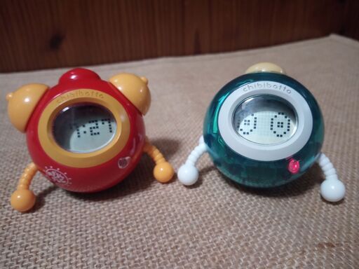 取引完了済」【2000年発売】バンダイ ちびボット 💖💙 2個セット (TtY