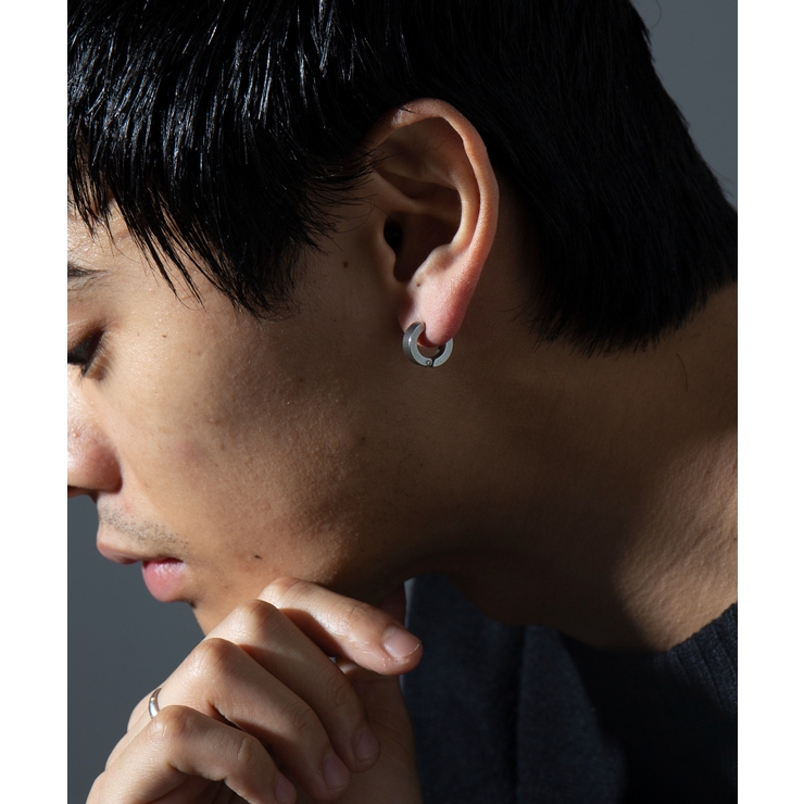 SETUP7】サークルメタルフープピアス KNF037[品番：TTMW0001560