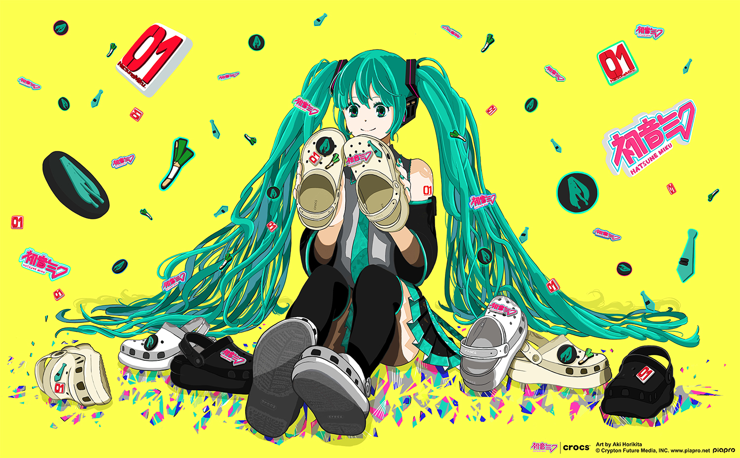 初音ミク × Crocs™が3月7日より伊勢丹新宿店で先行発売