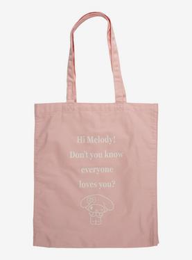 My Melody Face Pink Tote Bag | Hot Topic