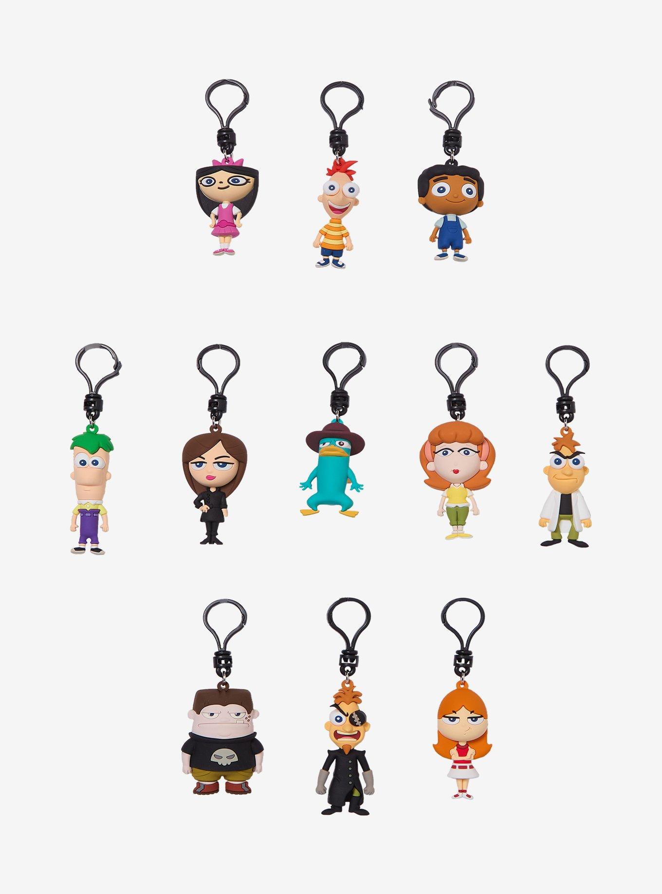 Disney Phineas And Ferb Series 1 Blind Bag Figural Bag Clip | Hot