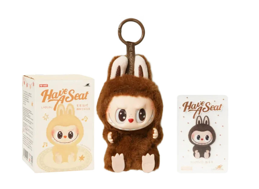 POP MART THE MONSTERS (LABUBU) Have a Seat Plush Series DUODUO