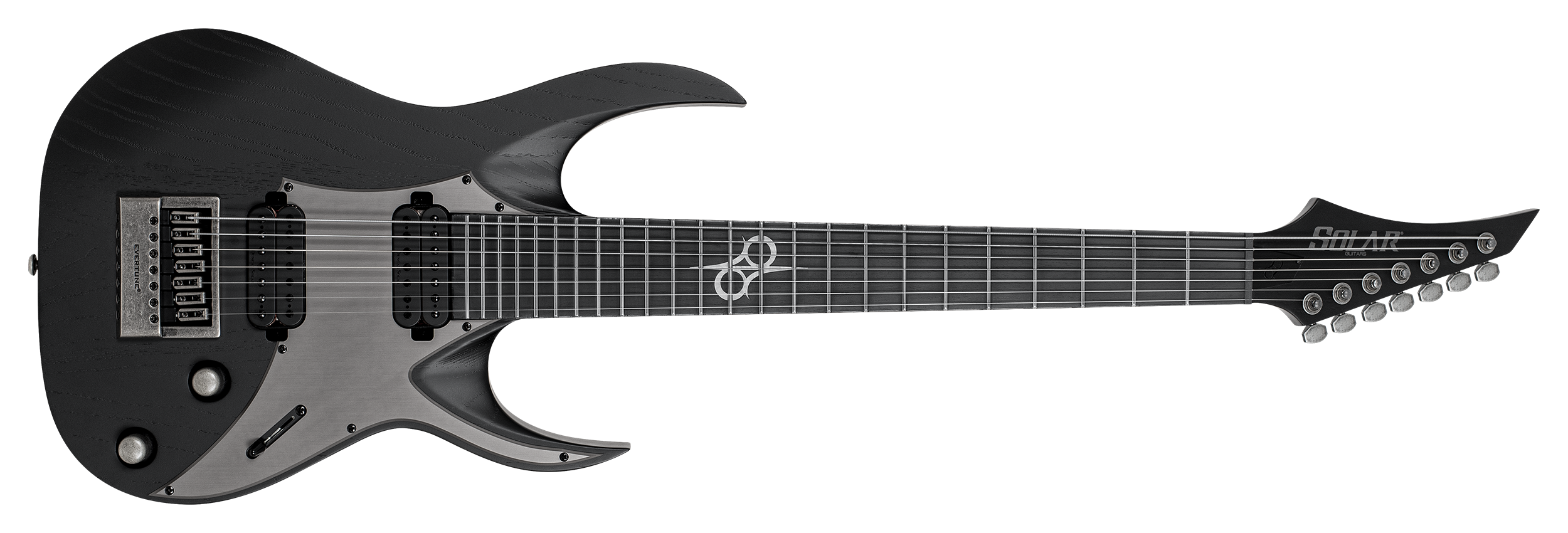 A1.7DBOP – Black Open Pore Matte with Aluminum Pickguard