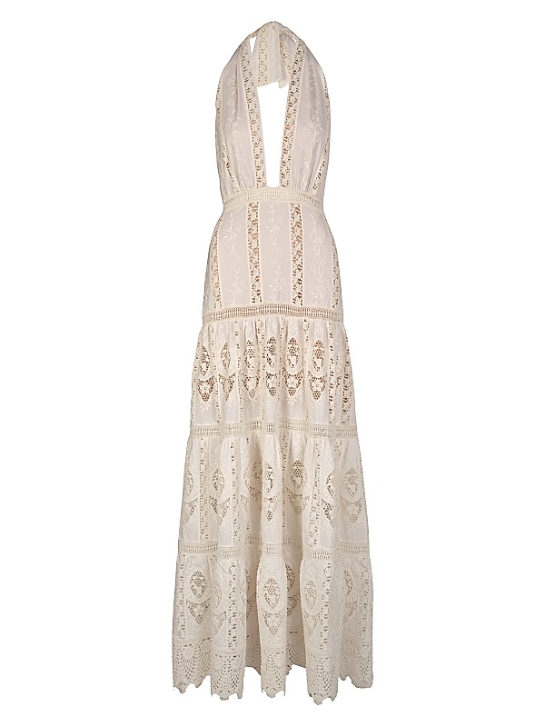 Johanna Ortiz Micaela Luz Tropical Embroidered Maxi Dress | Saks