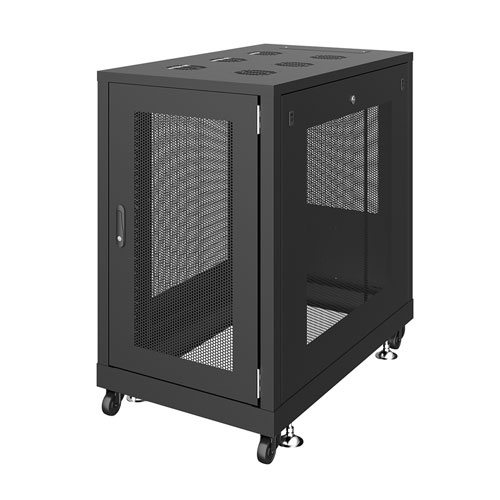 CP-SVN1810MBKN【19インチサーバーラック メッシュパネル仕様(18U