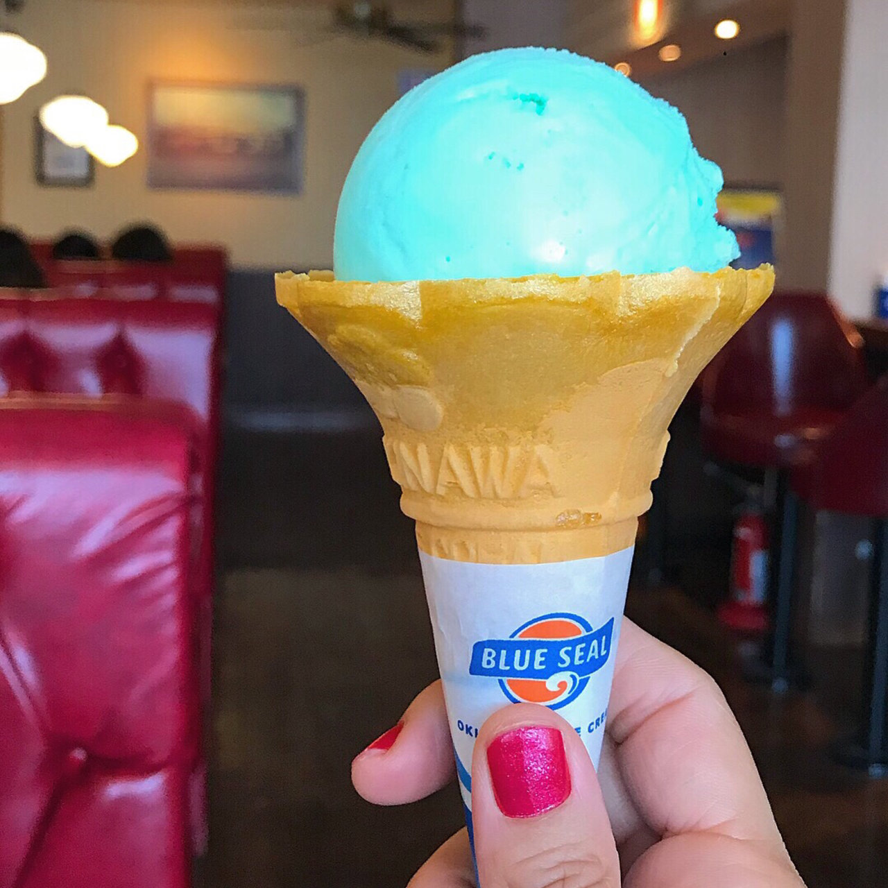 ライムシャーベット(ブルーシール・ビッグディップ 北谷店 （BLUE SEAL