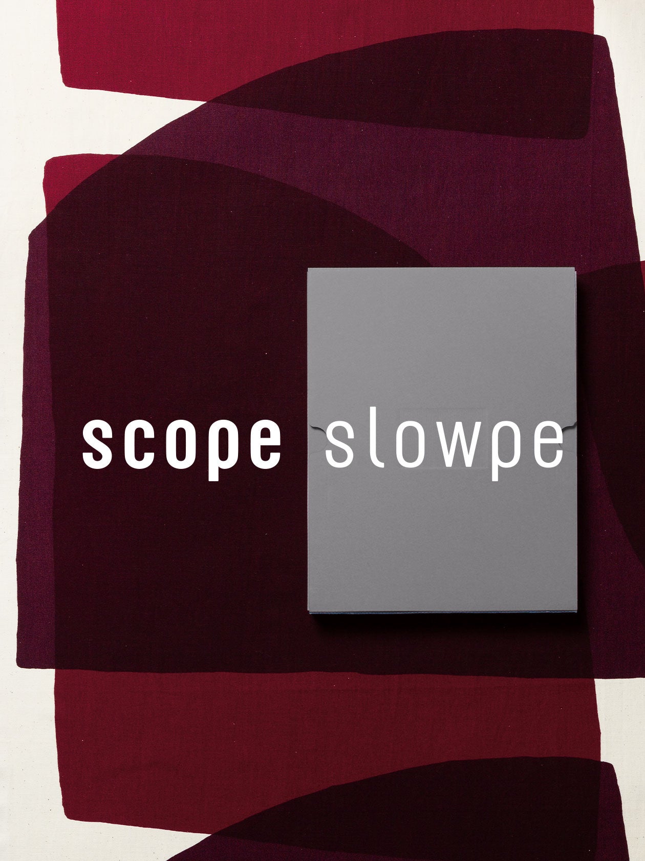 【新品】SCOPE Slowpe Slice ワイン 190cm テーブルクロス 販売終了】Slowpe<br>Slice ワイン