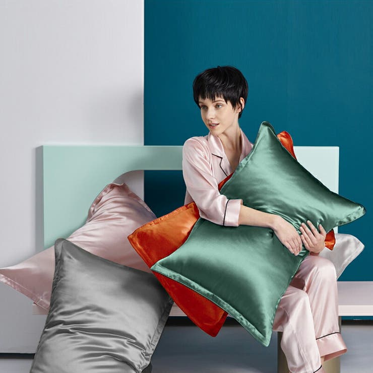 枕カバー 48×74cm シルクタッチピローケース[品番：COCW0003916
