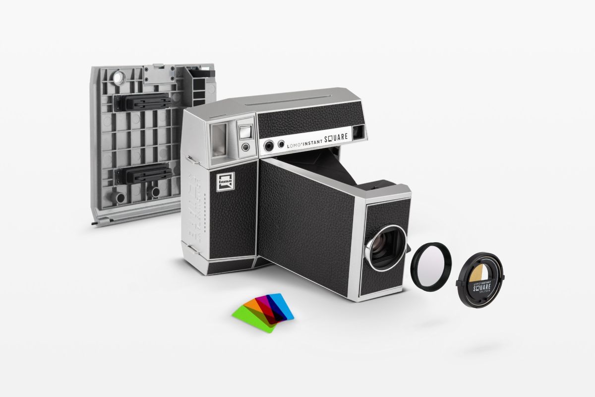 Lomo'Instant Square Glass Camera & Accessories New Black Edition