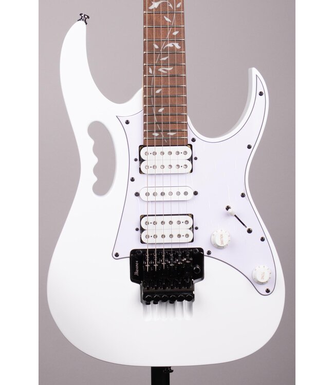 Ibanez JEMJR-WH Steve Vai Signature - White Electric Guitar - Roxy