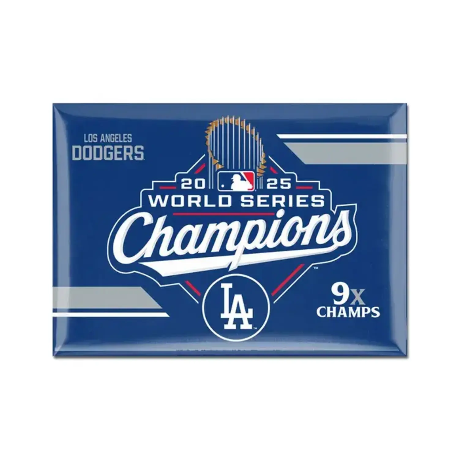 LA Dodgers 2025 World Series Champions Magnet 2.5 in x 3.5 in