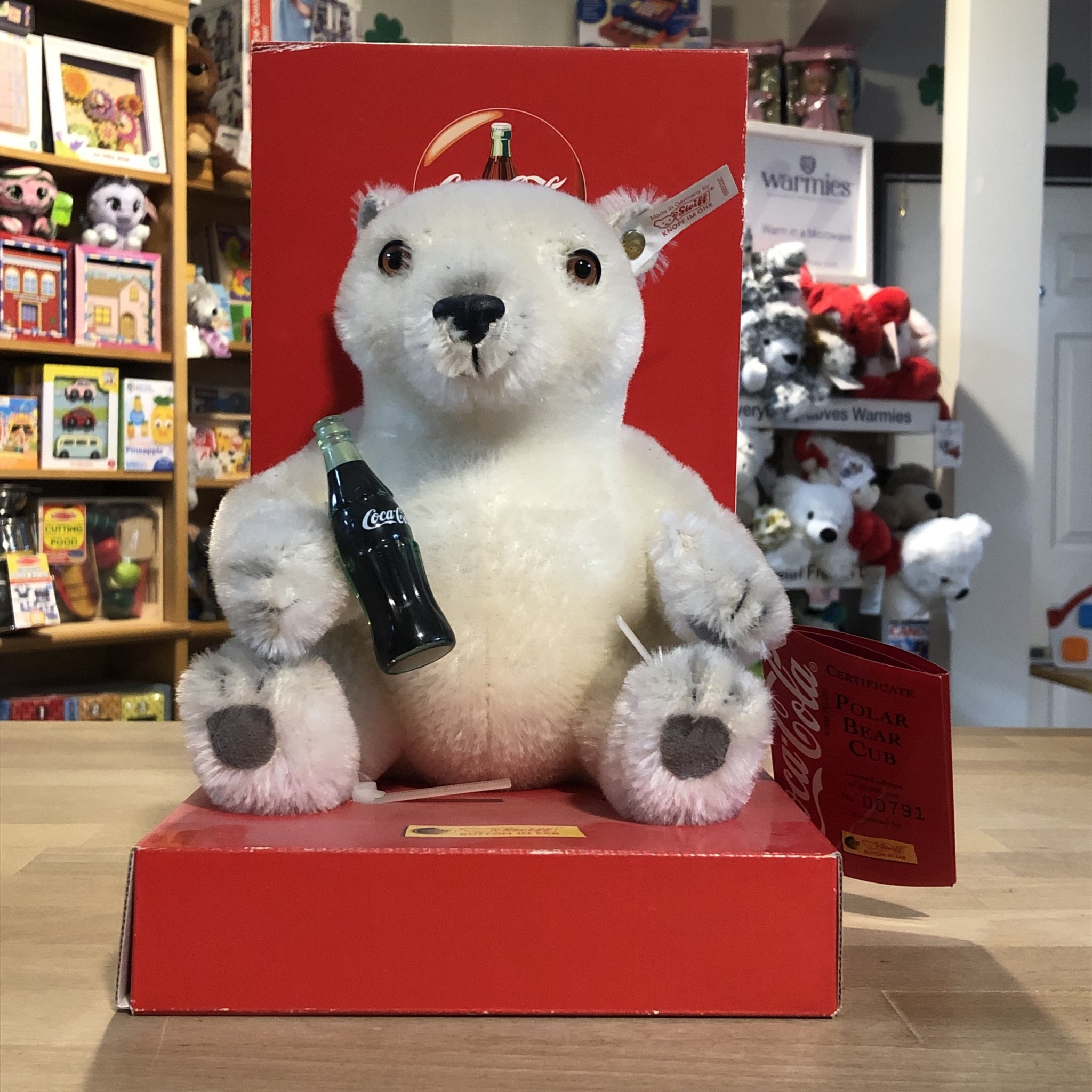 Coca-Cola Steiff ぬいぐるみ steiff-steiff-coca-cola-polar-