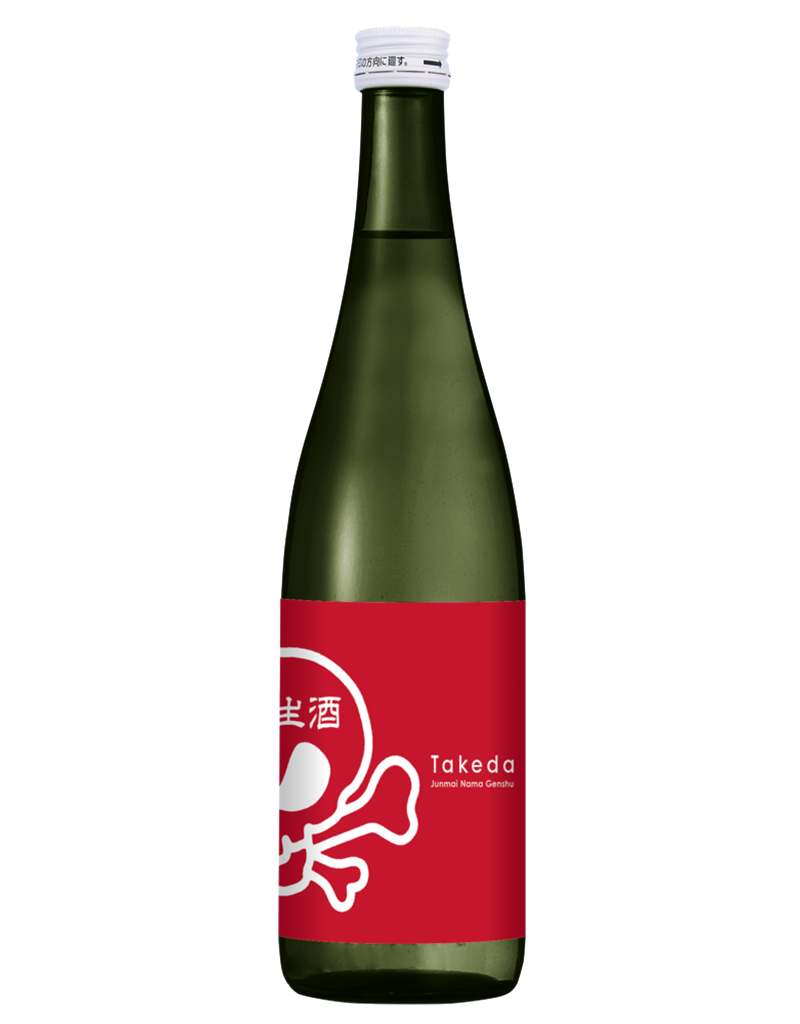 Takeda 'Red Skull' Junmai Muroka Nama Genshu, Niigata, Japan 720mL