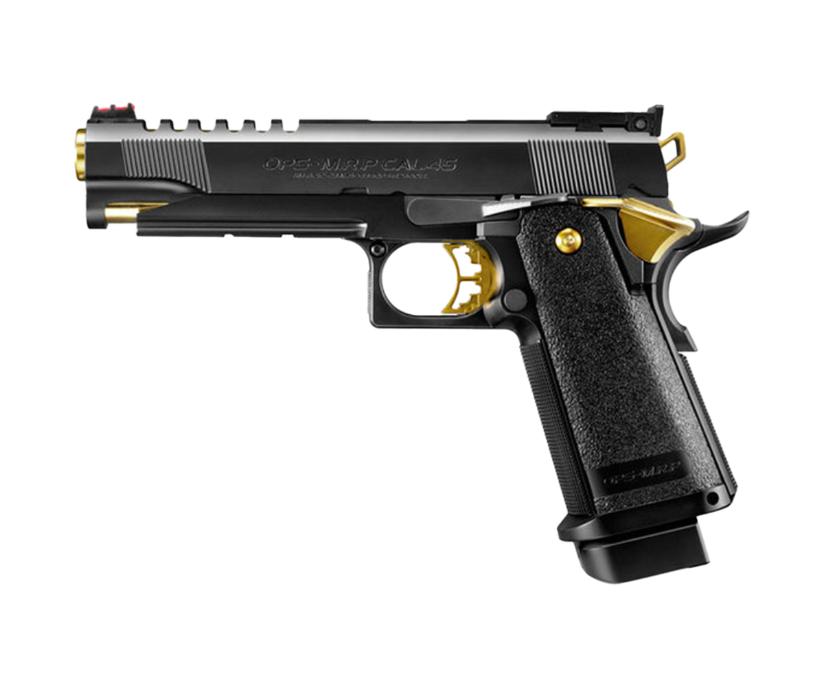 Tokyo Marui HI CAPA 5.1 Gold Match Gas Blowback Pistol Specs