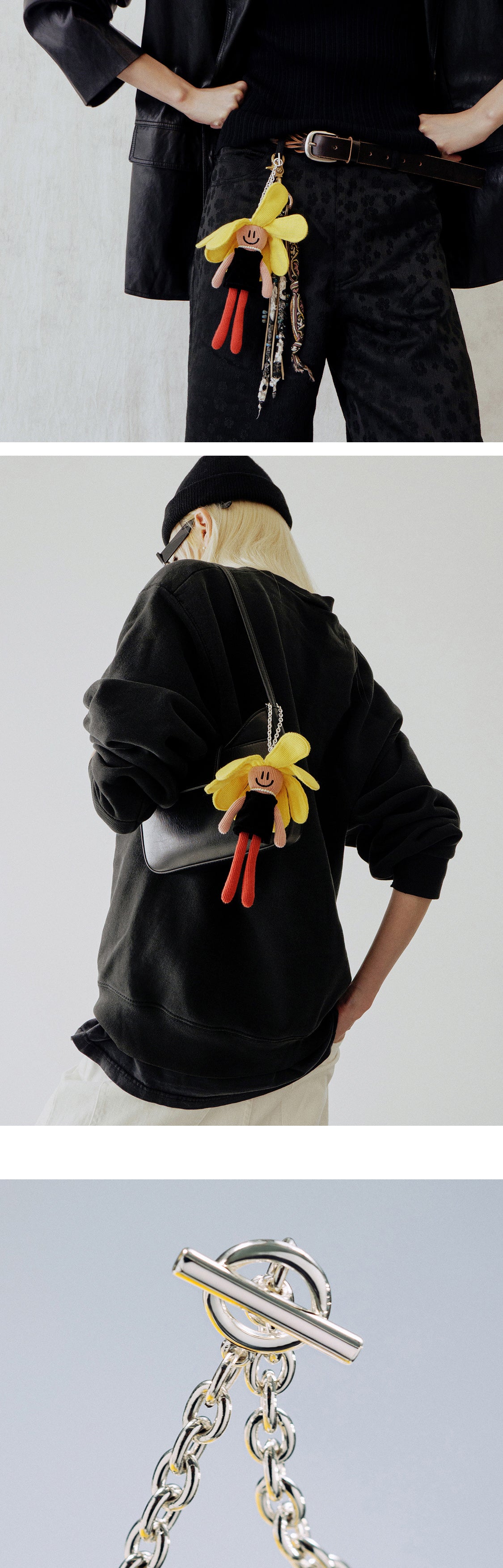 ZO&FRIENDS A&NE KNIT PLUSH KEYRING – LINE FRIENDS SQUARE