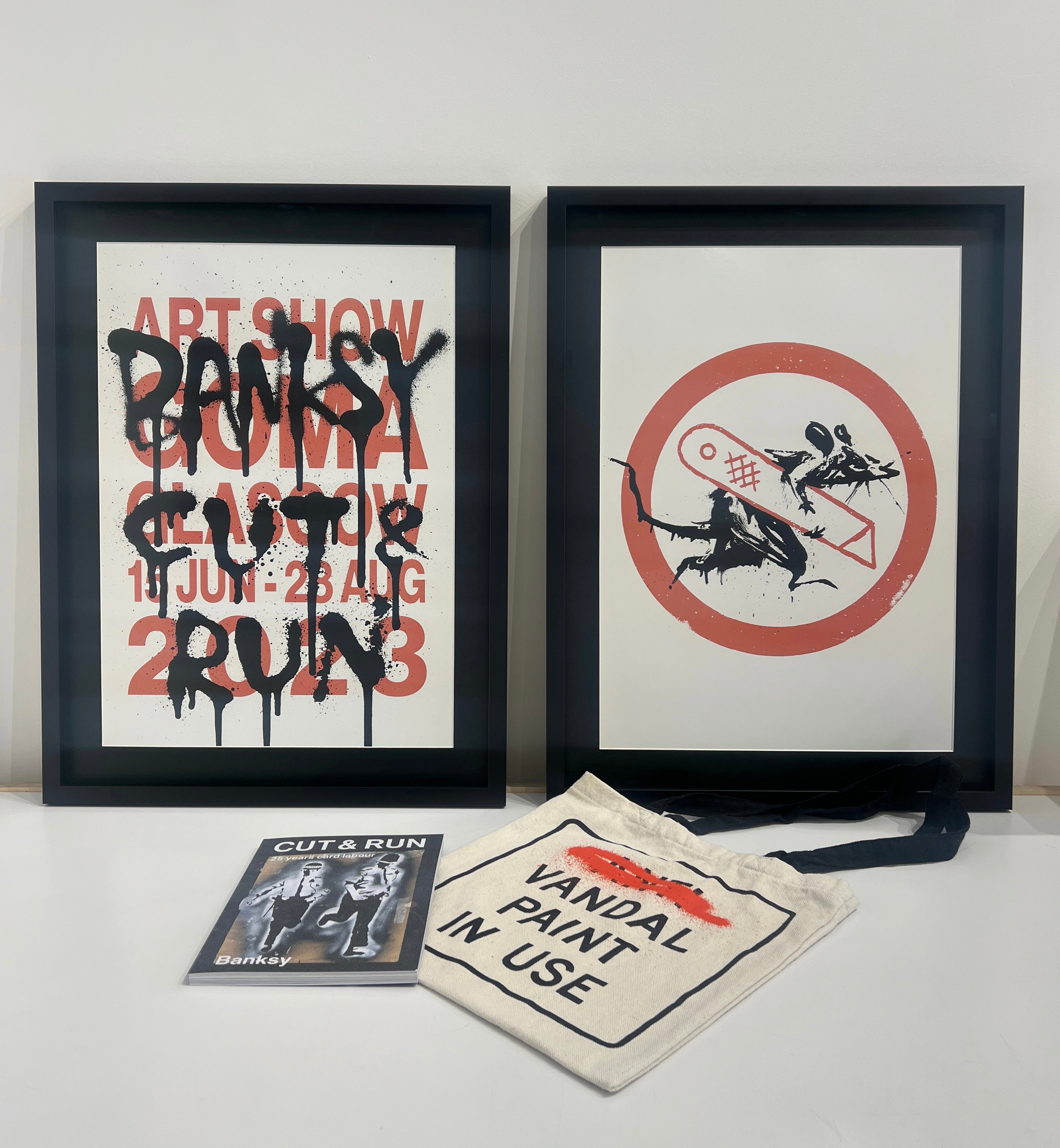 Cut & Run Exhibition Set | Banksy | Electric Gallery