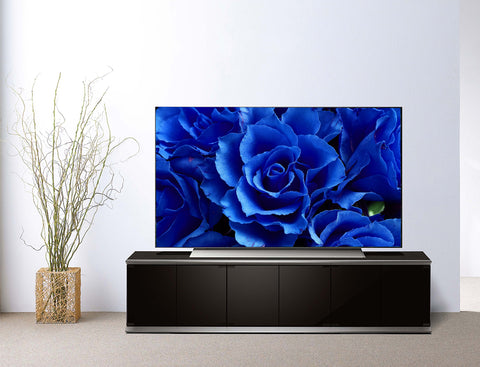 SP-DLX1800 プレミアム キャスター付きテレビ台 ブラック 幅180