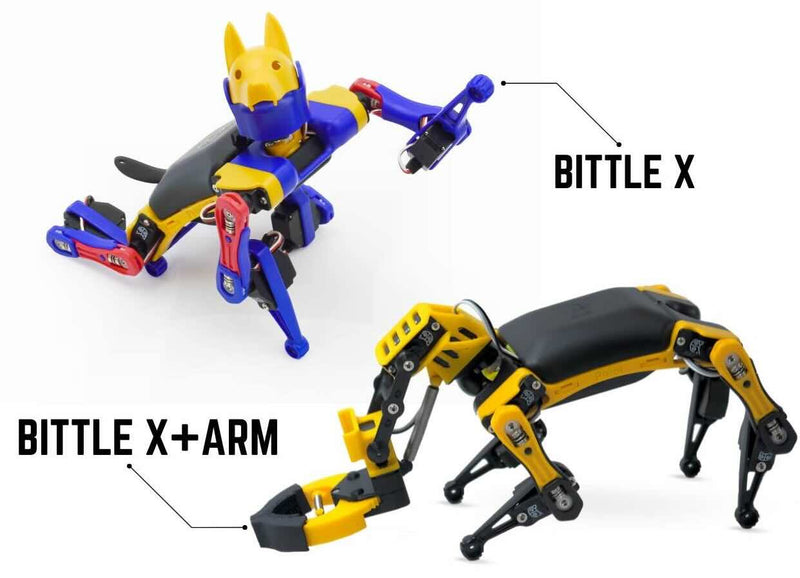 Robo Dog Bittle X with Optional Robotic Arm Gripper – Petoi