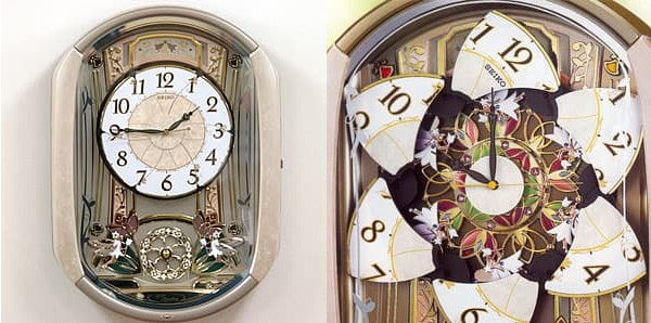SEIKO セイコー 電波からくり掛け時計 ウェーブシンフォニー【RE567G