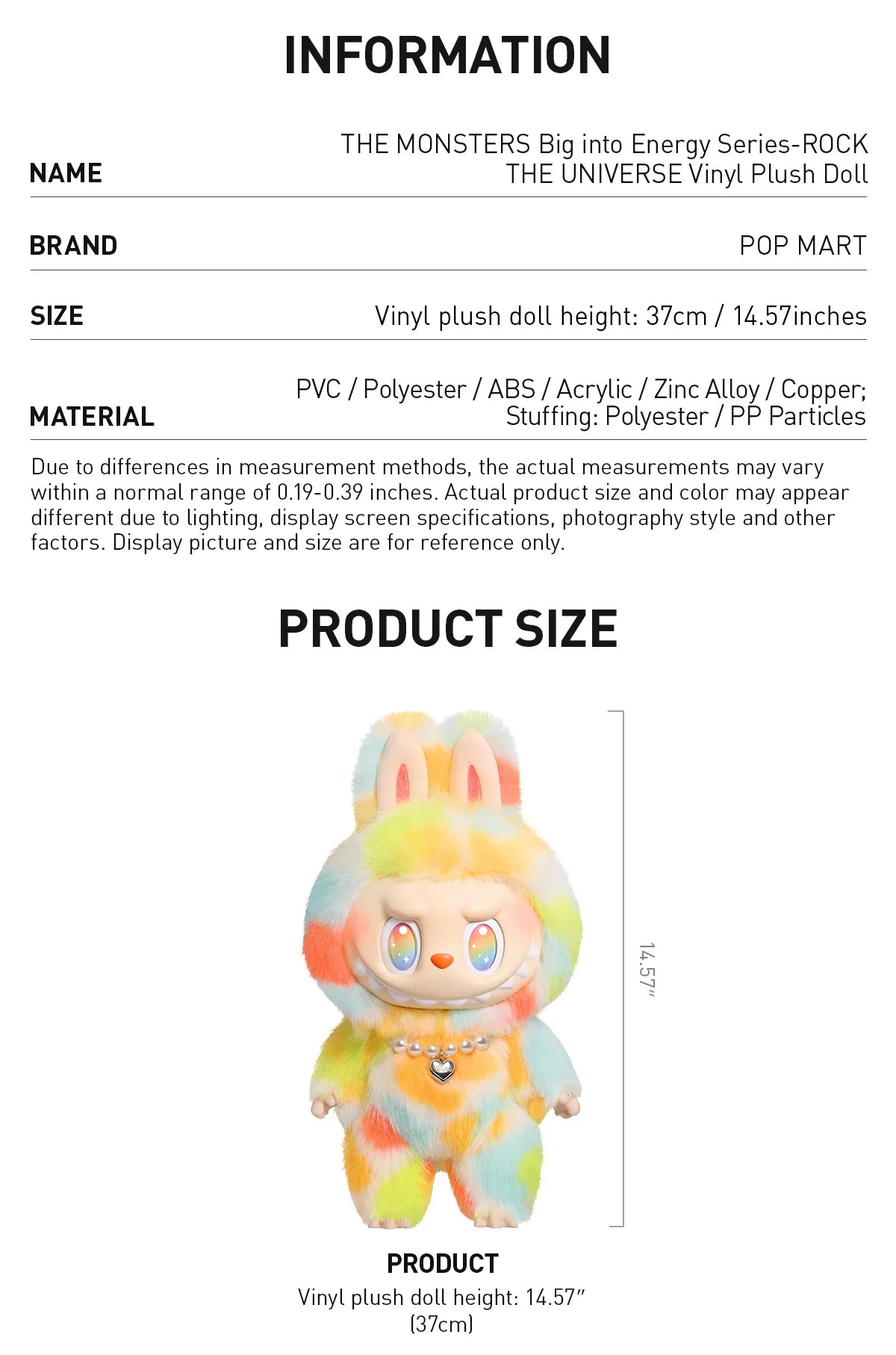 pre order] THE MONSTERS Big into Energy Series-ROCK THE UNIVERSE