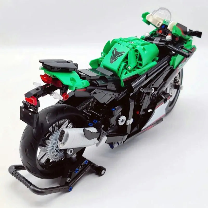 MOC 91023 Kawasaki Ninja ZX-10R Building Blocks Toy