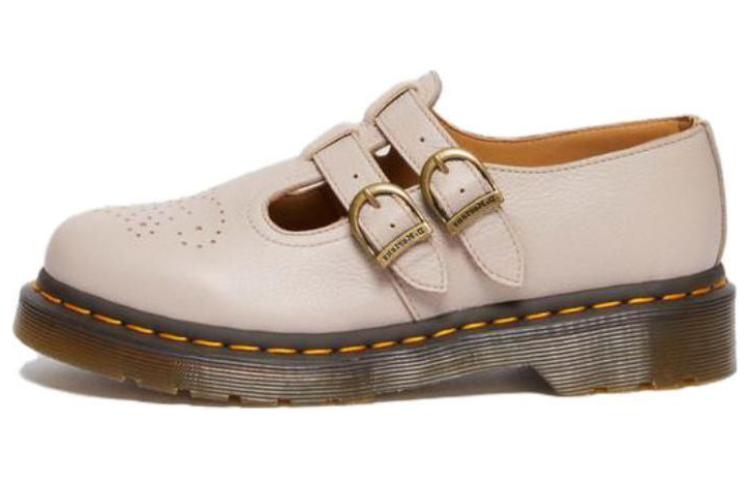 WMNS) Dr. Martens 8065 Virginia Leather Mary Jane 'Vintage Taupe