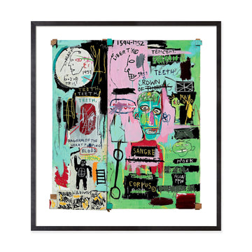 Basquiat: Hollywood Africans Framed Print – MoMA Design Store