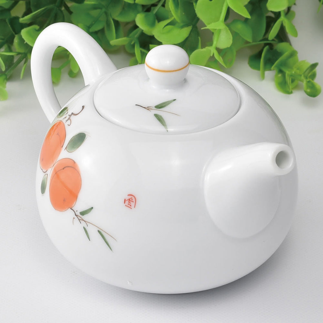 急須｜手描茶壺・柿柿如意｜中国茶器の天香茶行