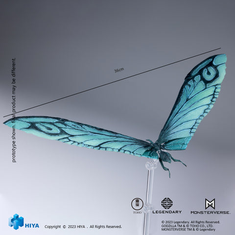 Hiya Toys EXQUISITE BASIC Series Mothra Emerald Titan Ver. action figu
