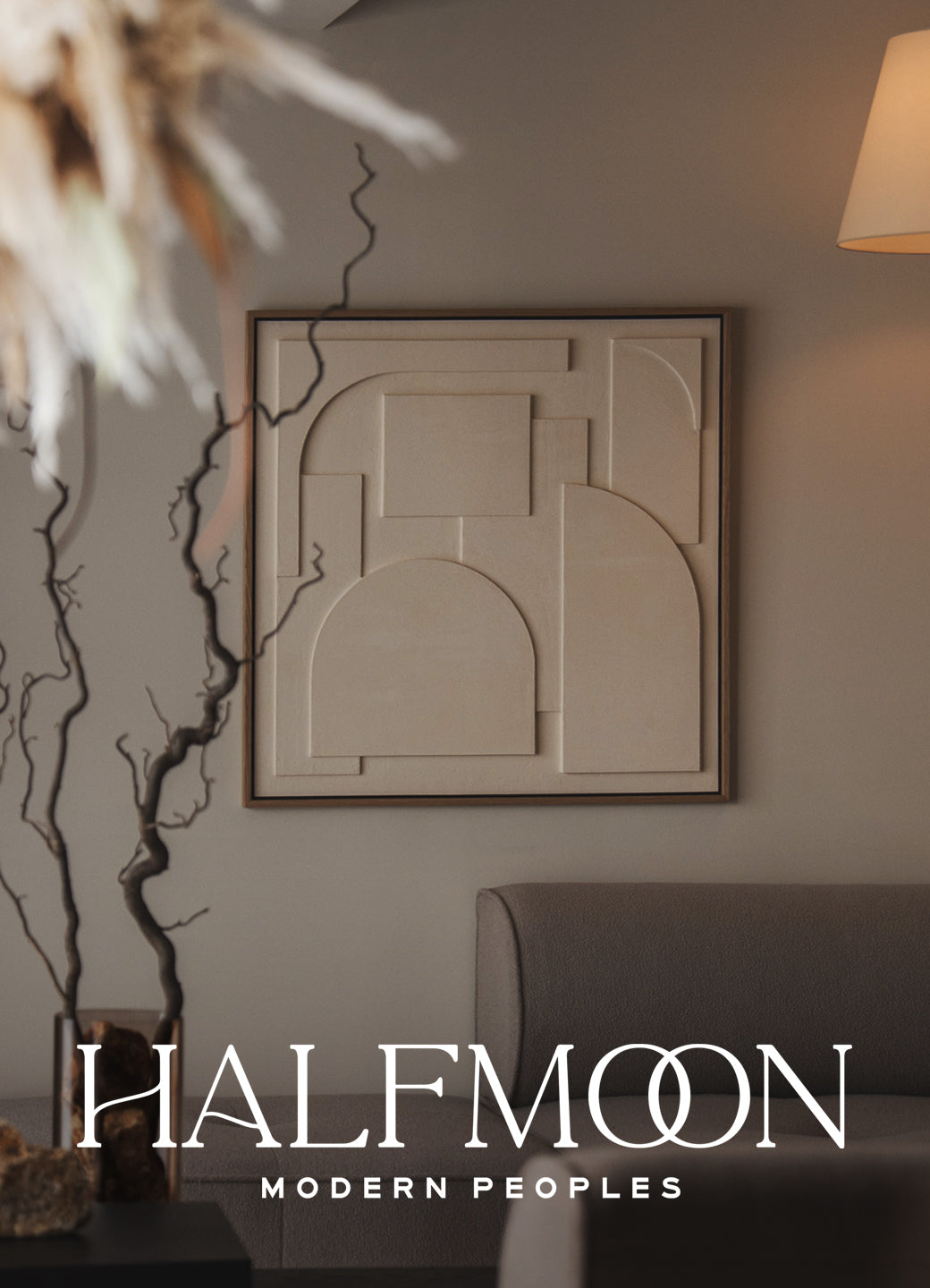 HalfMoon texture art / ハーフムーン テクスチャーアート – Modern