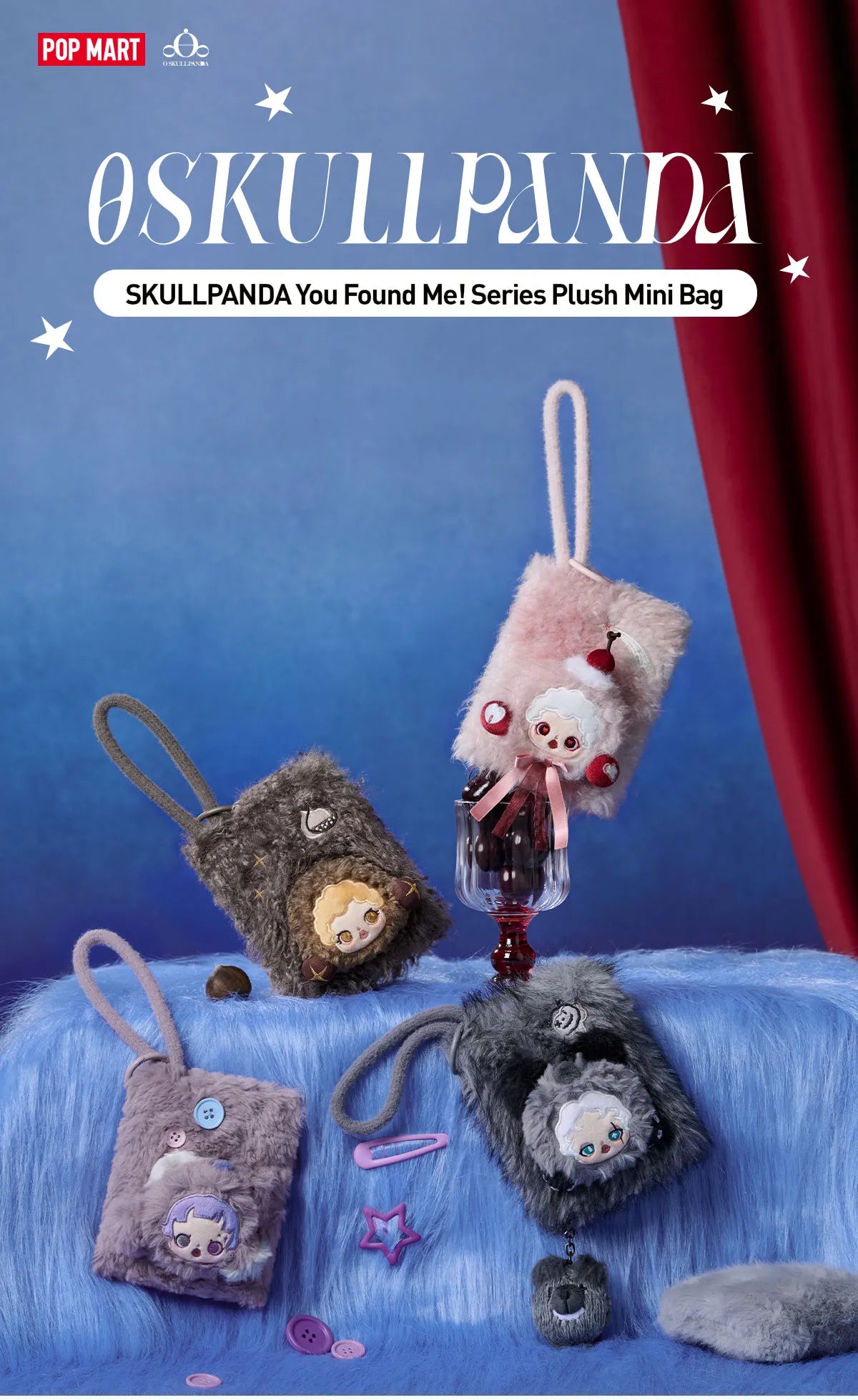 SKULLPANDA You Found Me！Series Plush Mini Bag, Blind Box – WHOOPEA