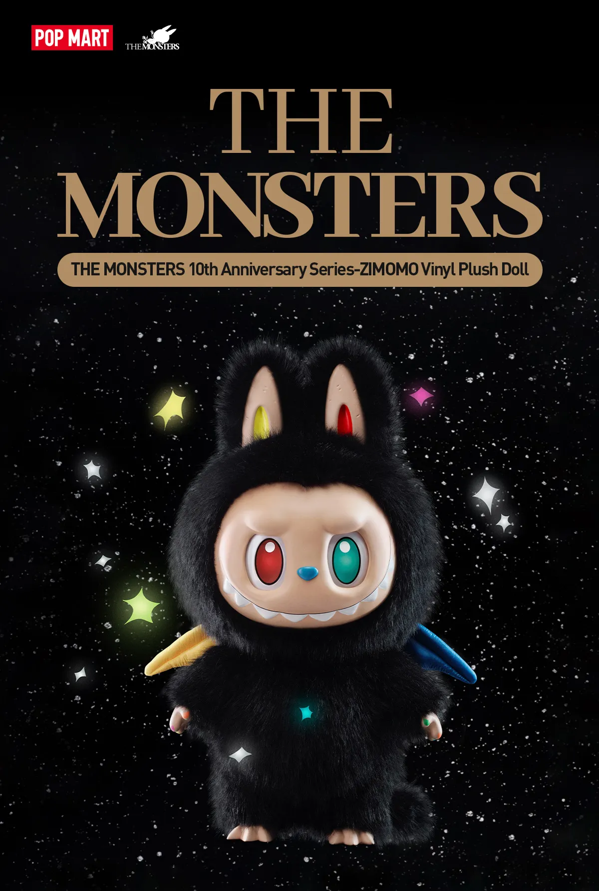 THE MONSTERS 10th Anniversary Series-ZIMOMO Vinyl Plush Doll – WHOOPEA