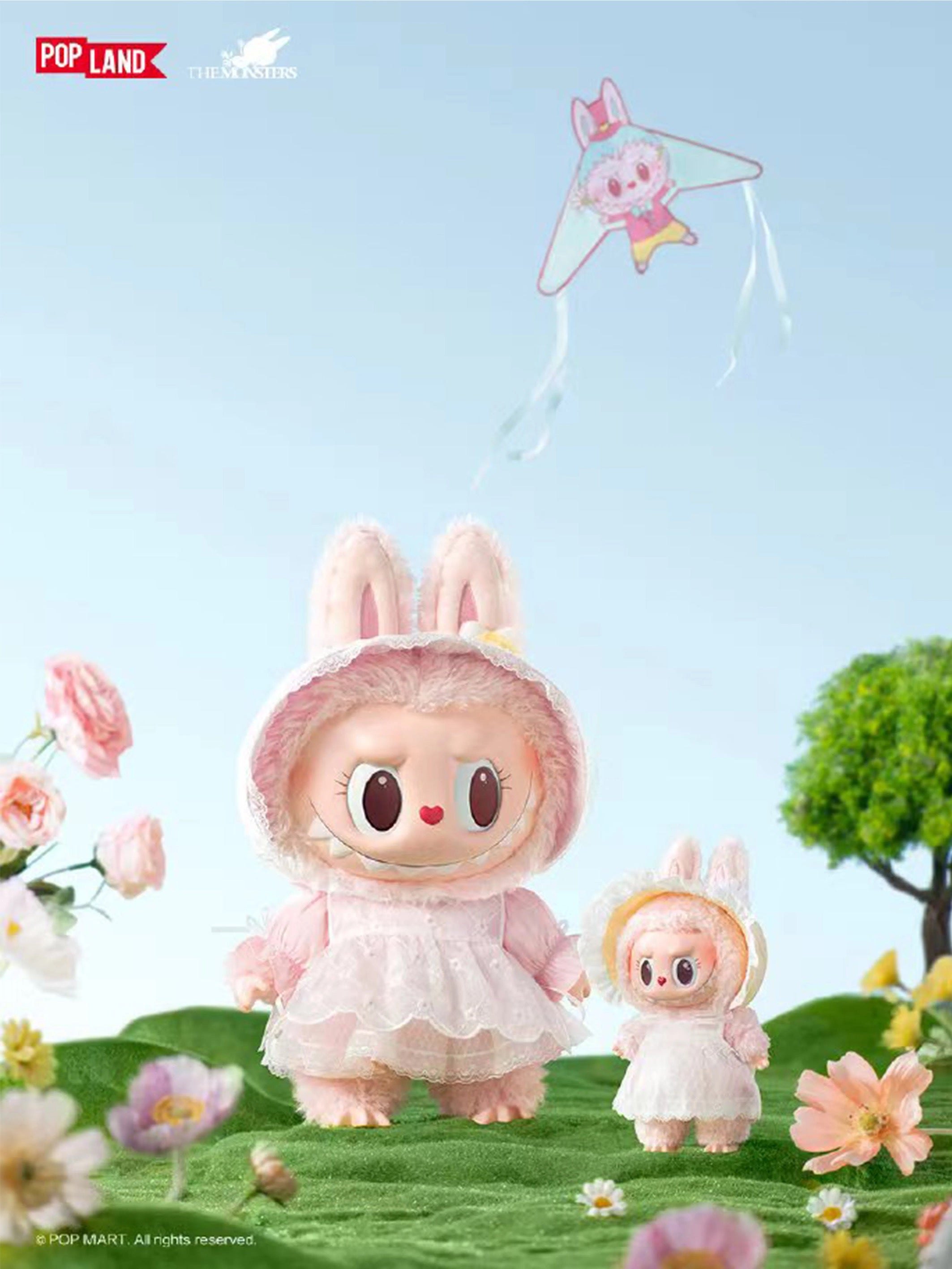 The Monsters Mokoko Fall Into Spring Series Pendant & Vinyl Plush