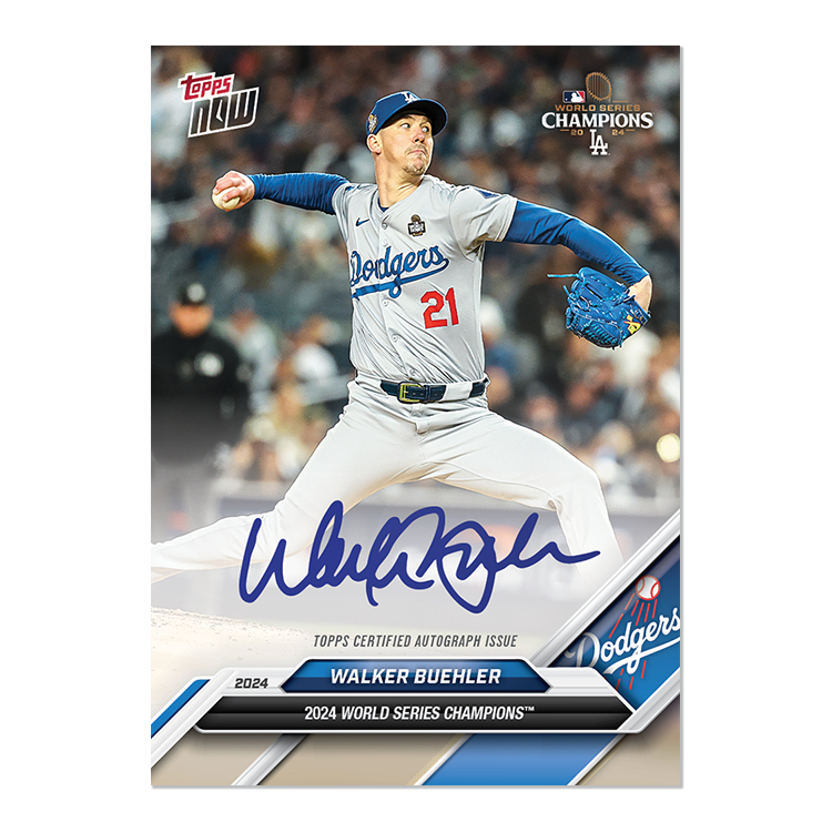 2024 World Series Champions - Los Angeles Dodgers - MLB Topps NOW
