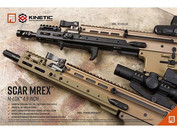 PTS製】 次世代電動ガン SCARシリーズ対応 Kinetic SCAR MREX M-LOK