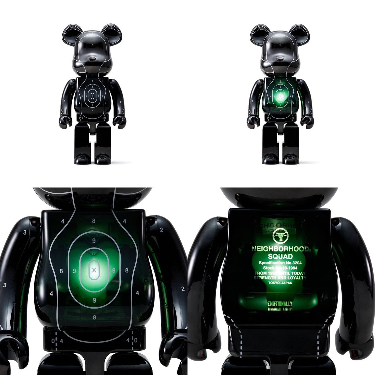 12月2日(火)発売開始 NEIGHBORHOOD × BE@RBRICK× EMOTIONALLY UNAVAILABLE