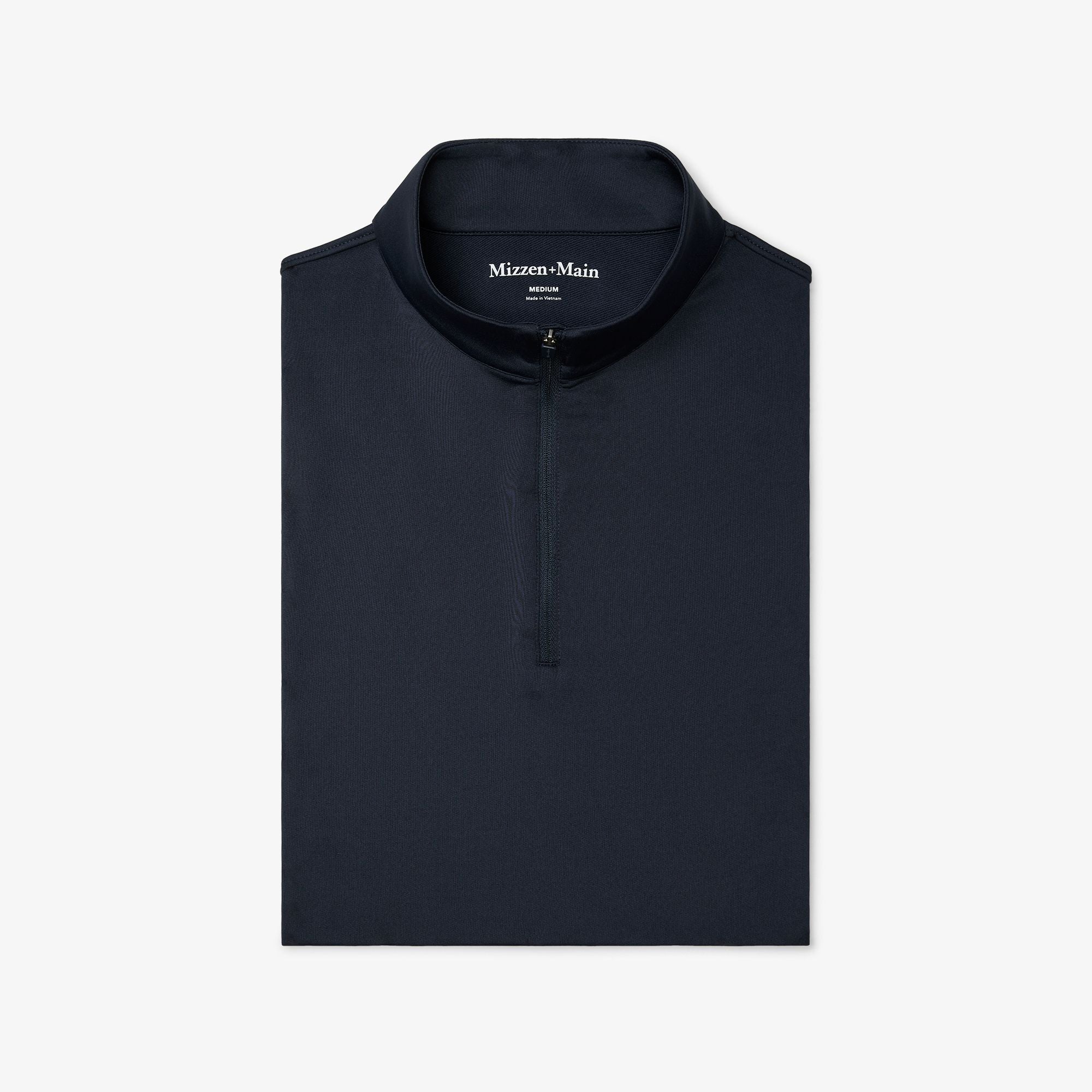Navy Highland Quarter Zip | Mizzen+Main